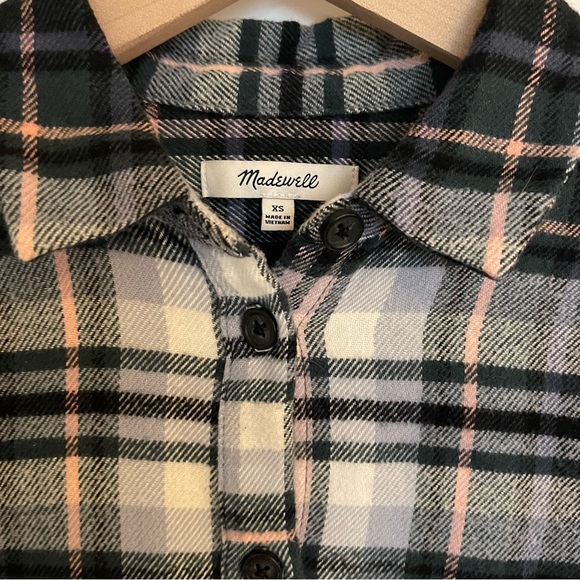 Madewell Flannel Sunday Shirt in Cronston Plaid - Picture 7 of 7